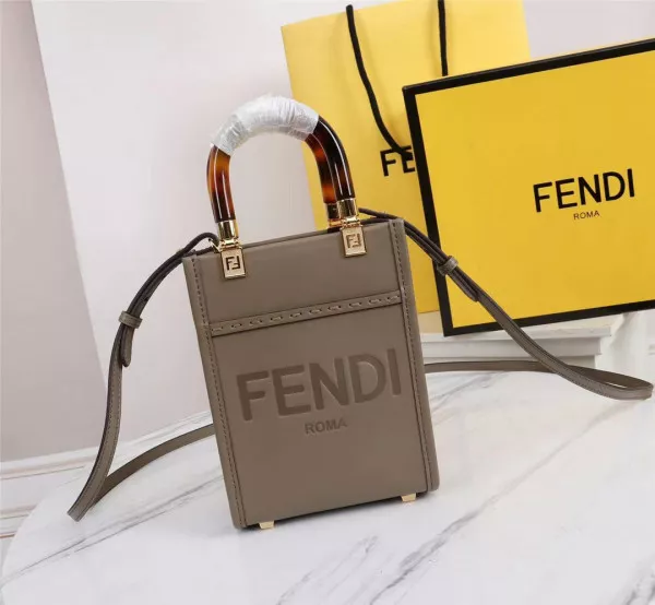 Official oldcobbler FENDI MINI SUNSHINE SHOPPER-13-18-6.5cm 0118