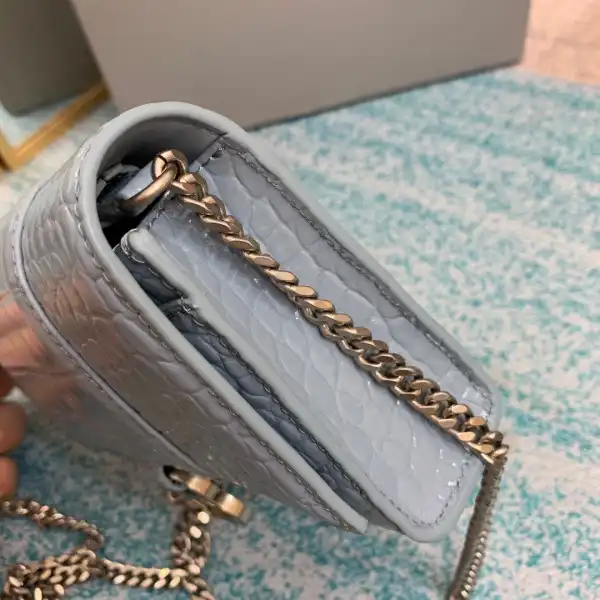 Official oldcobbler BALENCIAGA  HOURGLASS CHAIN BAG 0131