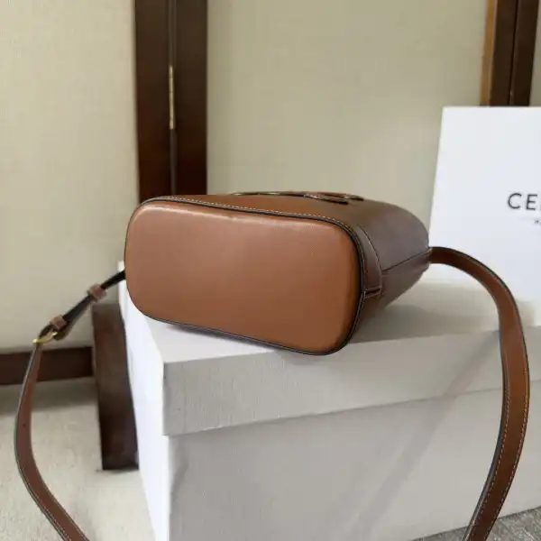 Official oldcobbler CELIN* MINI BUCKET CUIR TRIOMPHE 0122