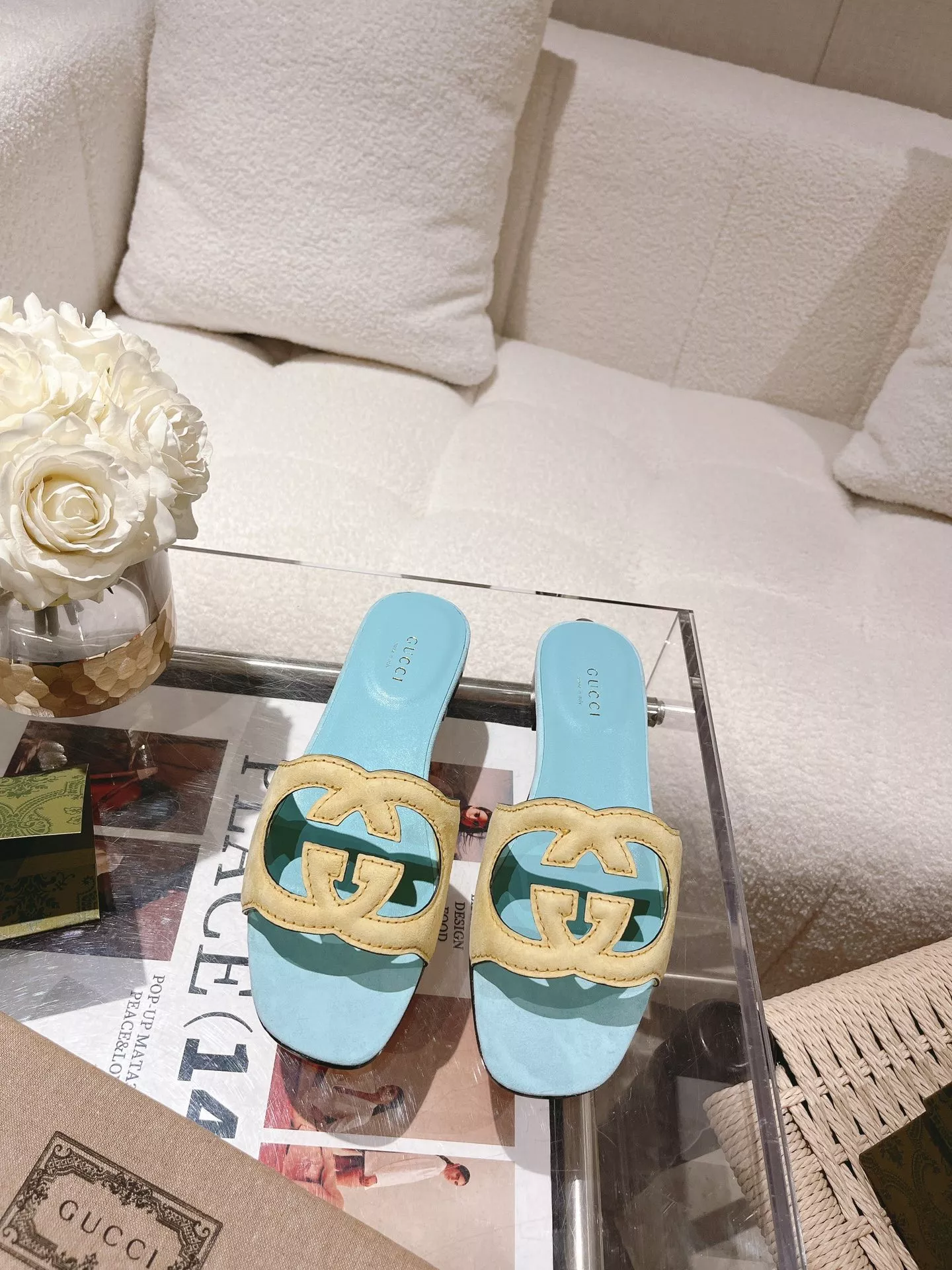 GUCCI SLIDE SANDALS 0117