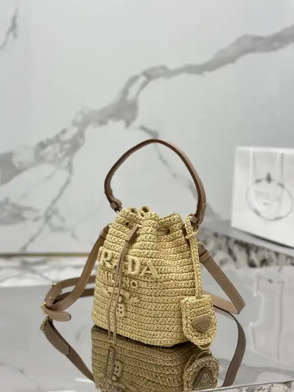 Official oldcobbler PRADA  Bucket Bag 0126