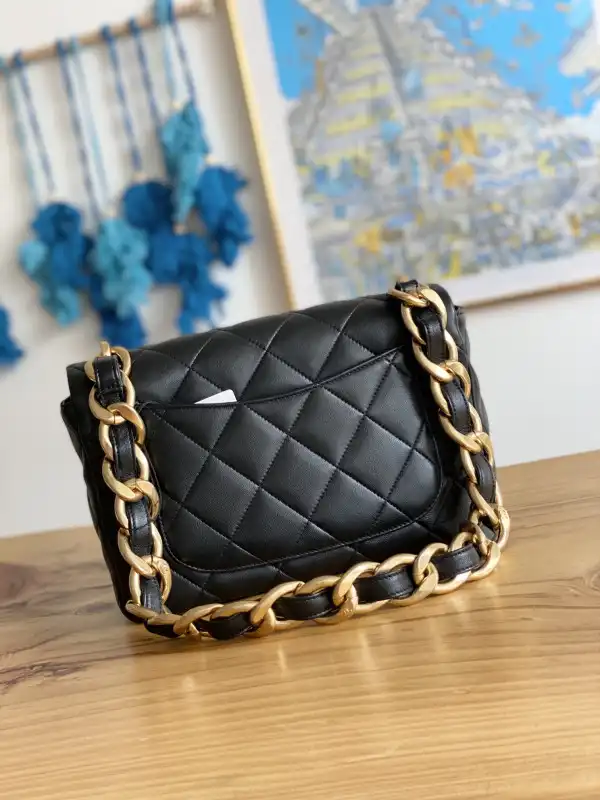 Official oldcobbler CHANEL LARGE FLAP BAG 0128