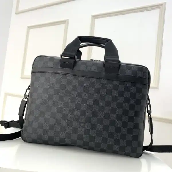 Official oldcobbler LOUIS VUITTON UTILITY BUSINESS BAG 0127