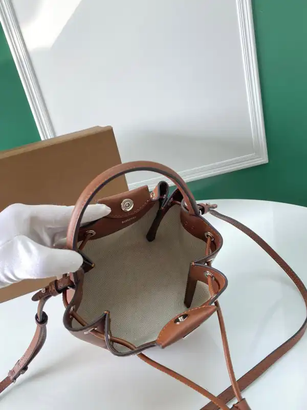 Official oldcobbler BURBERRY Bucket Bag 0129