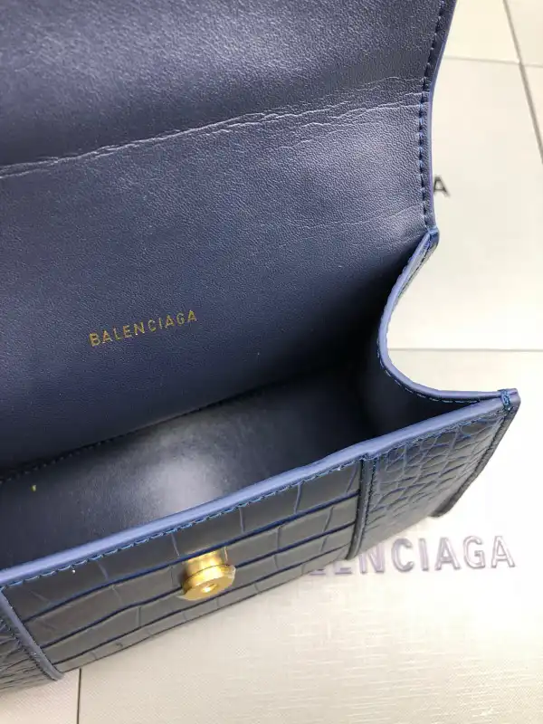 Official oldcobbler BALENCIAGA HOURGLASS XS TOP HANDLE BAG 0131