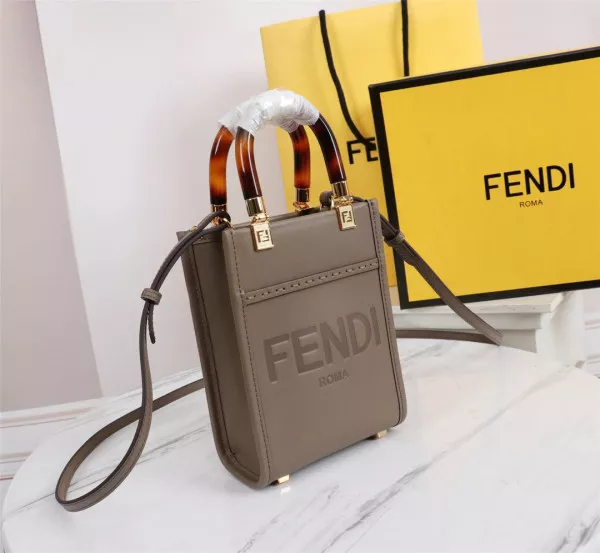 Official oldcobbler FENDI MINI SUNSHINE SHOPPER-13-18-6.5cm 0118