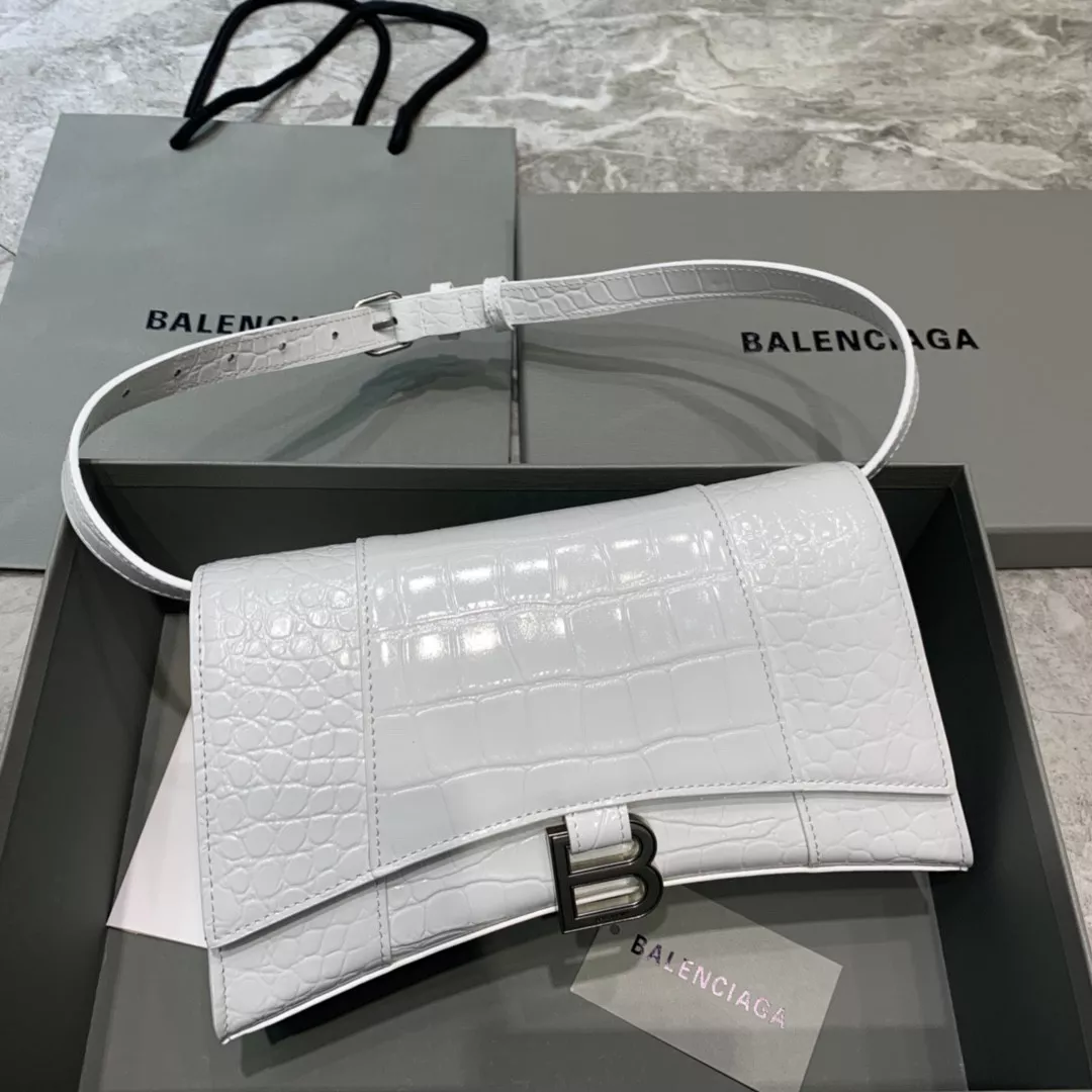 Official oldcobbler BALENCIAGA  HOURGLASS CHAIN BAG 0121