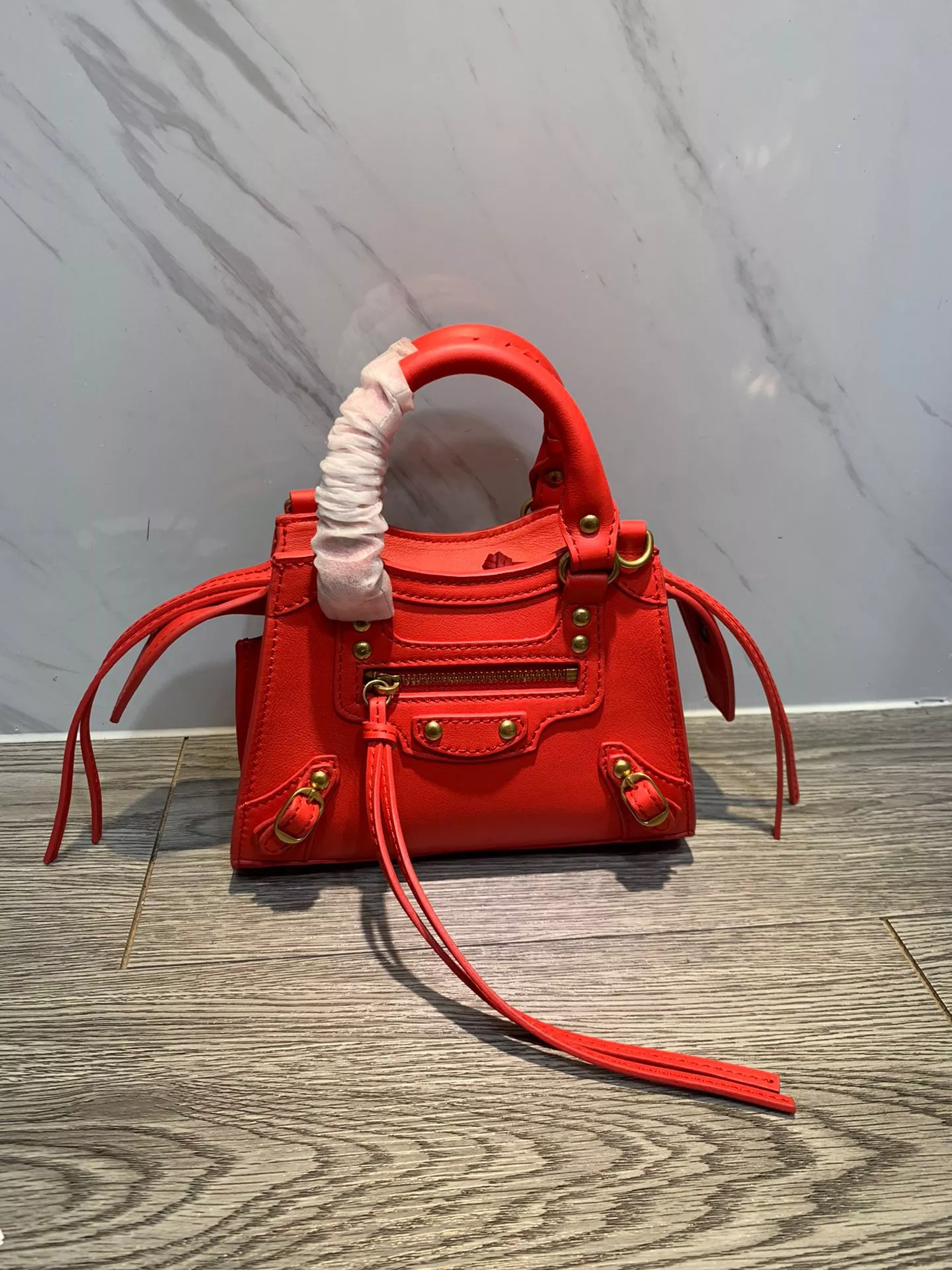 BALENCIAGA NEO CHANELASSIC NANO TOP HANDLE BAG 0121