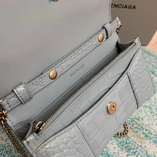 Official oldcobbler BALENCIAGA  HOURGLASS CHAIN BAG 0131