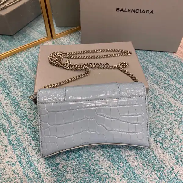 Official oldcobbler BALENCIAGA  HOURGLASS CHAIN BAG 0131