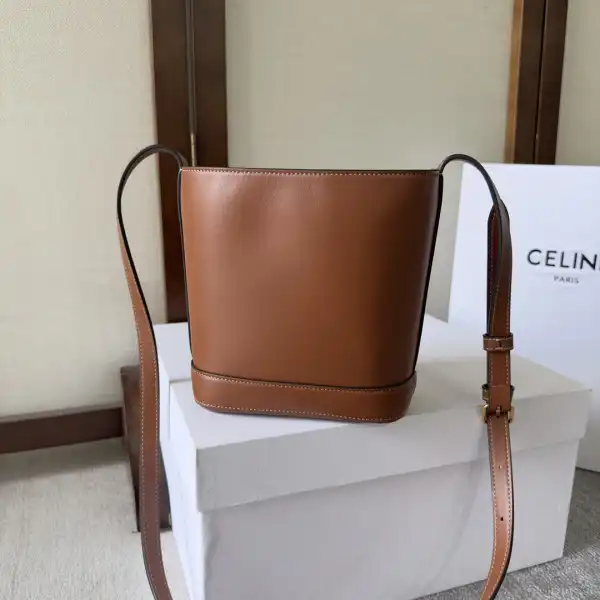 Official oldcobbler CELIN* MINI BUCKET CUIR TRIOMPHE 0122