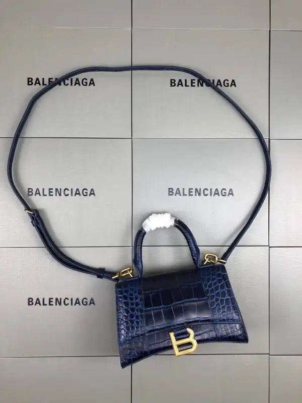 Official oldcobbler BALENCIAGA HOURGLASS XS TOP HANDLE BAG 0131