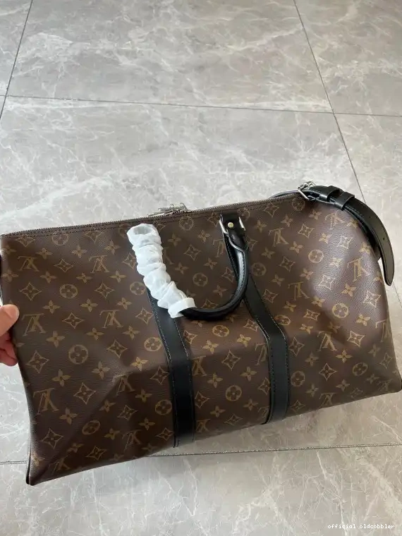 Official oldcobbler 45 Vuitton Louis Keepall 0209