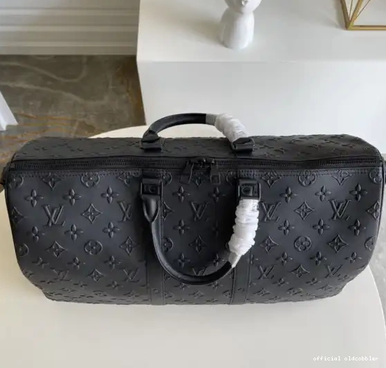 Official oldcobbler KEEPALL VUITTON BANDOULIÈRE LOUIS 50 0208