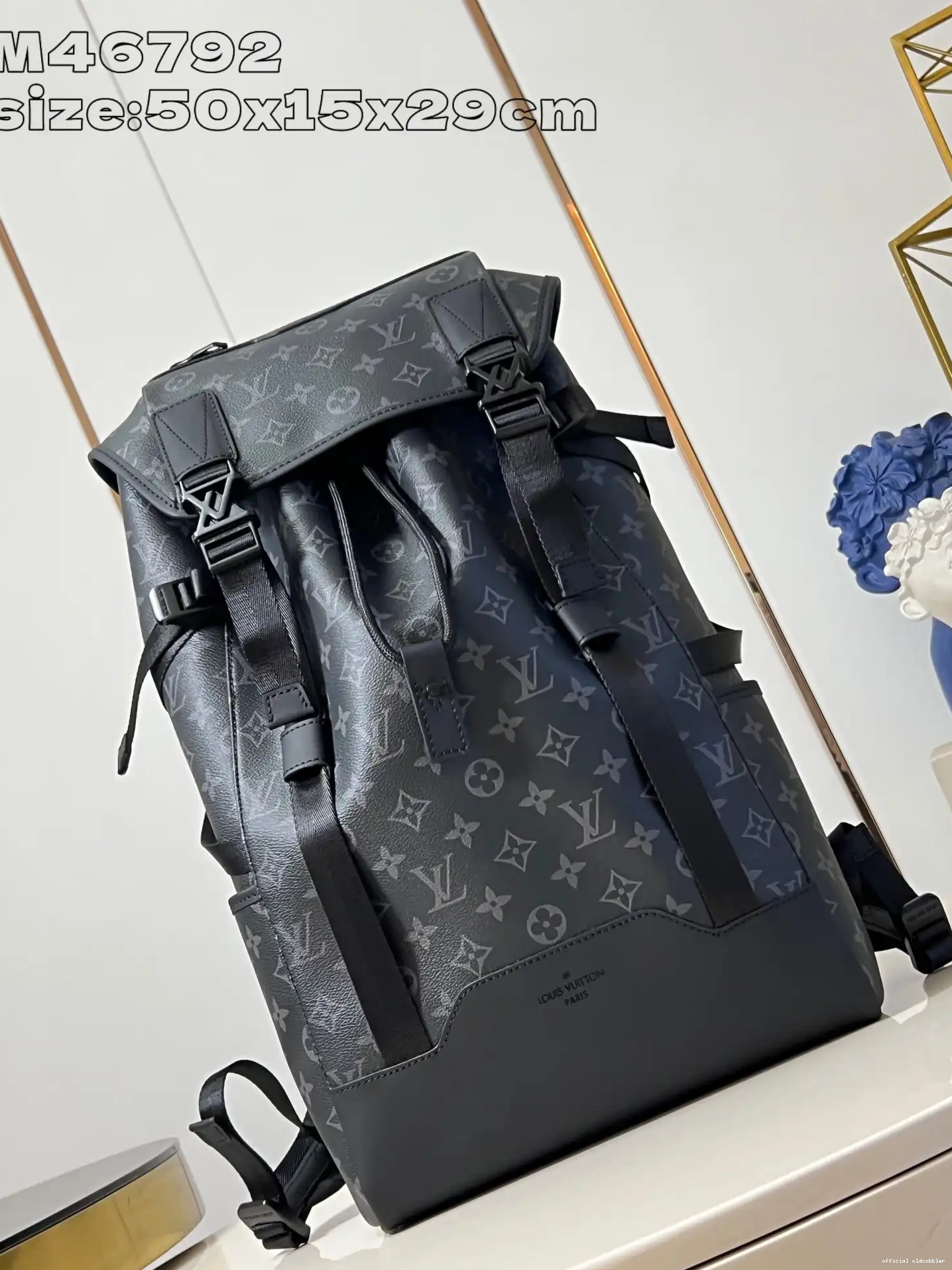 Official oldcobbler Vuitton Louis Backpack-29*50*15CM Getaway 0222