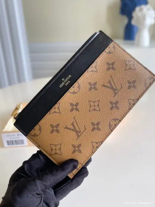 Official oldcobbler PURSE VUITTON LOUIS SLIM 0222