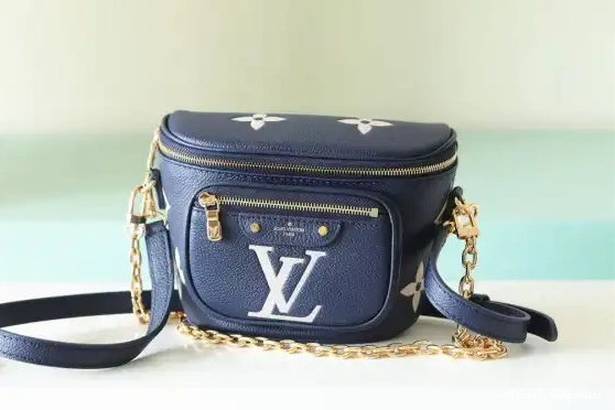 Official oldcobbler MINI VUITTON LOUIS BUMBAG-17-12-9.5CM 0223