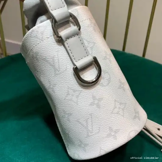 Official oldcobbler CHALK LOUIS VUITTON NANO BAG 0215