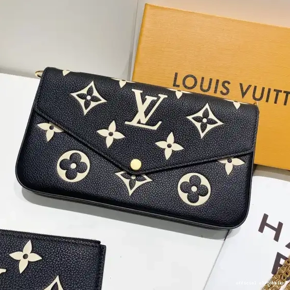 Official oldcobbler POCHETTE VUITTON LOUIS FÉLICIE 0225