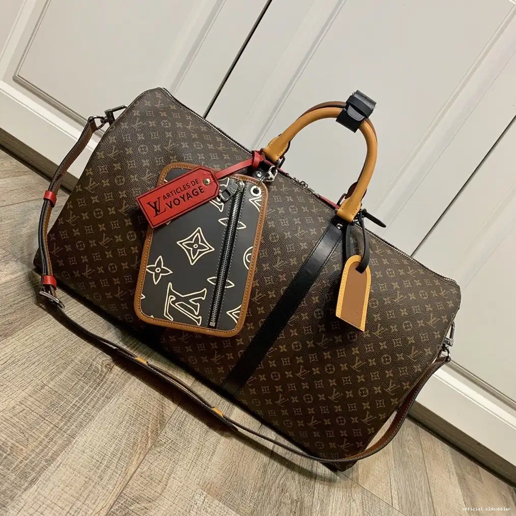 Official oldcobbler 50 BANDOULIÈRE VUITTON LOUIS KEEPALL 0210