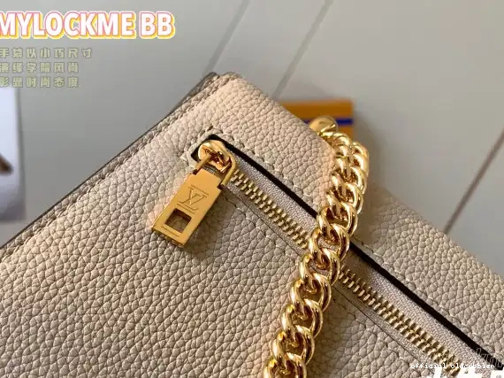 Official oldcobbler CHAIN LOUIS BAG VUITTON MYLOCKME 0214