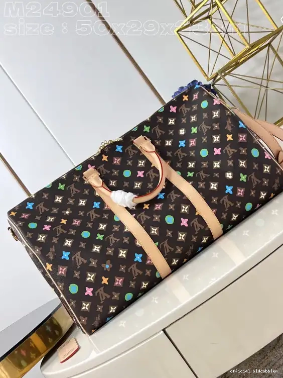 Official oldcobbler BANDOULIÈRE LOUIS KEEPALL 50 VUITTON 0207