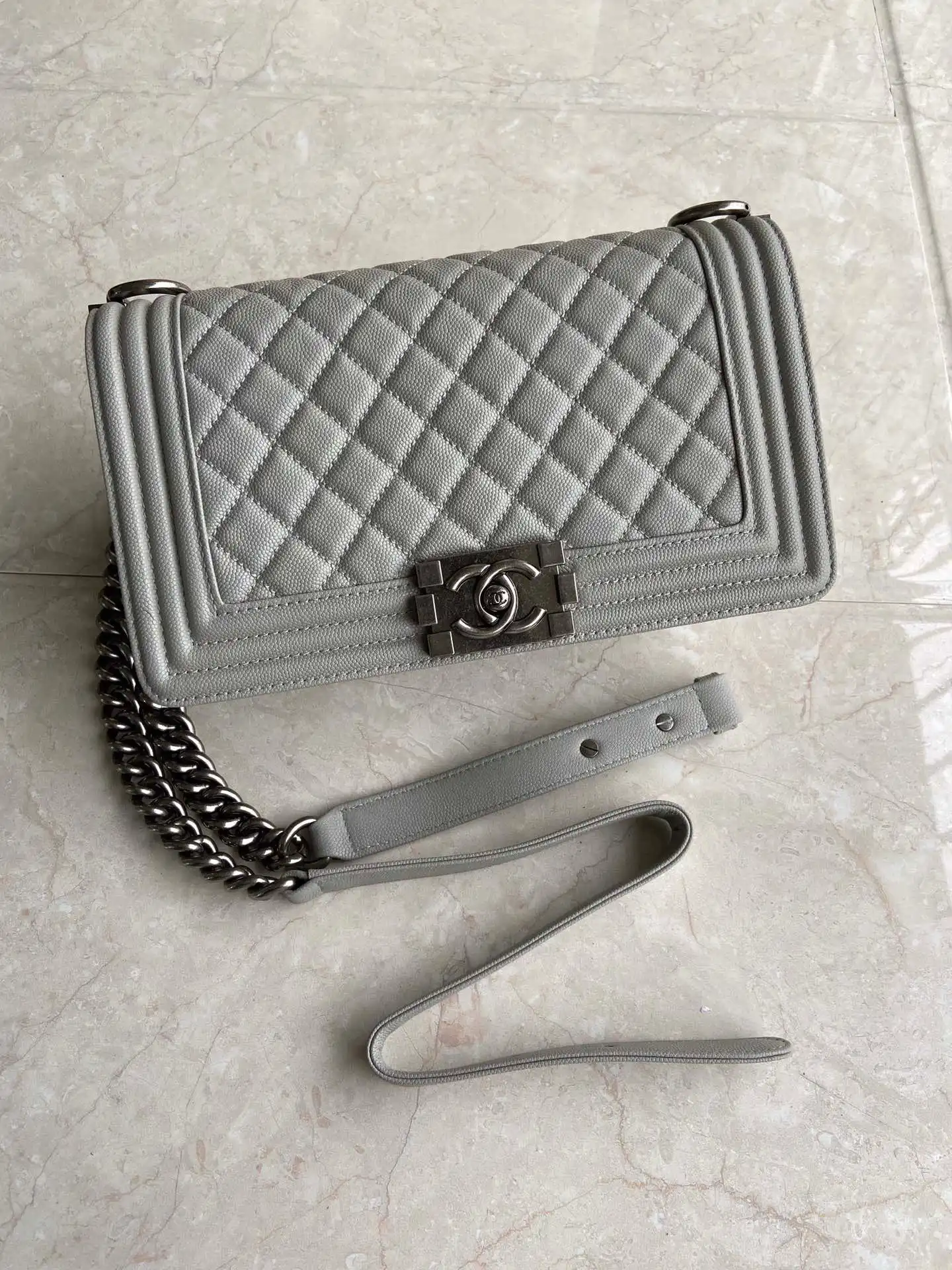 Official oldcobbler CHANEL BOY BAG 0206