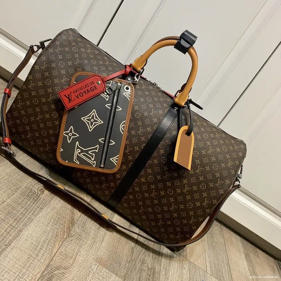 Official oldcobbler 50 BANDOULIÈRE VUITTON LOUIS KEEPALL 0210