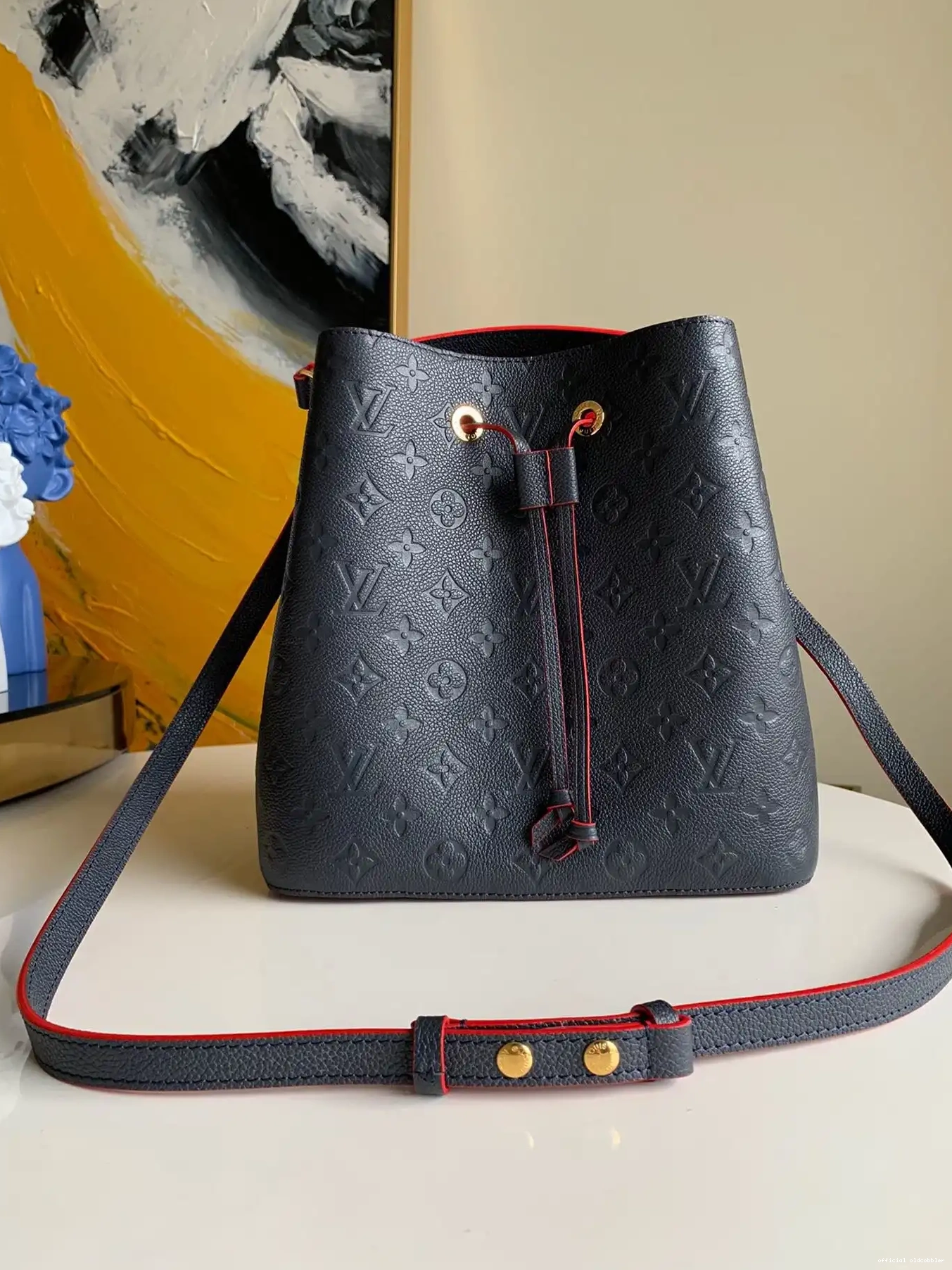 Official oldcobbler VUITTON MM NEONOE LOUIS 0213