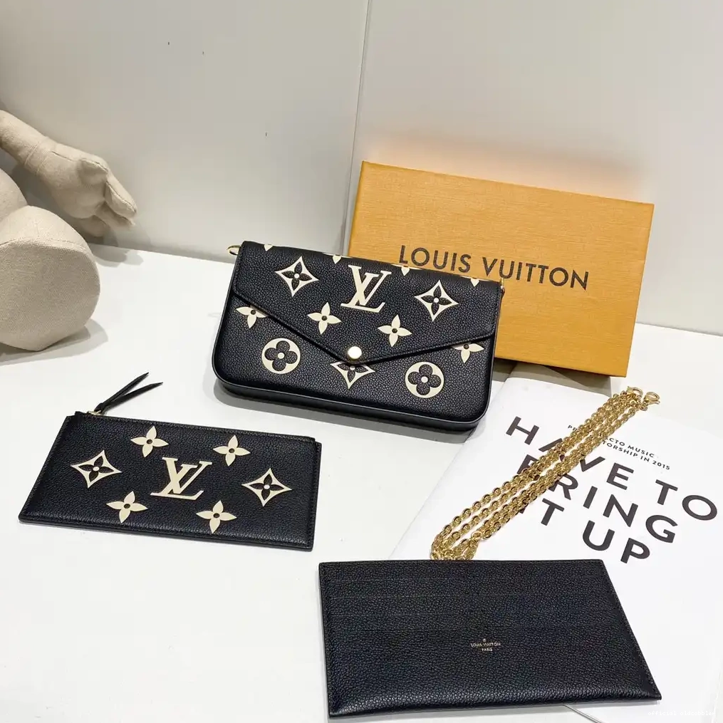 Official oldcobbler POCHETTE VUITTON LOUIS FÉLICIE 0225