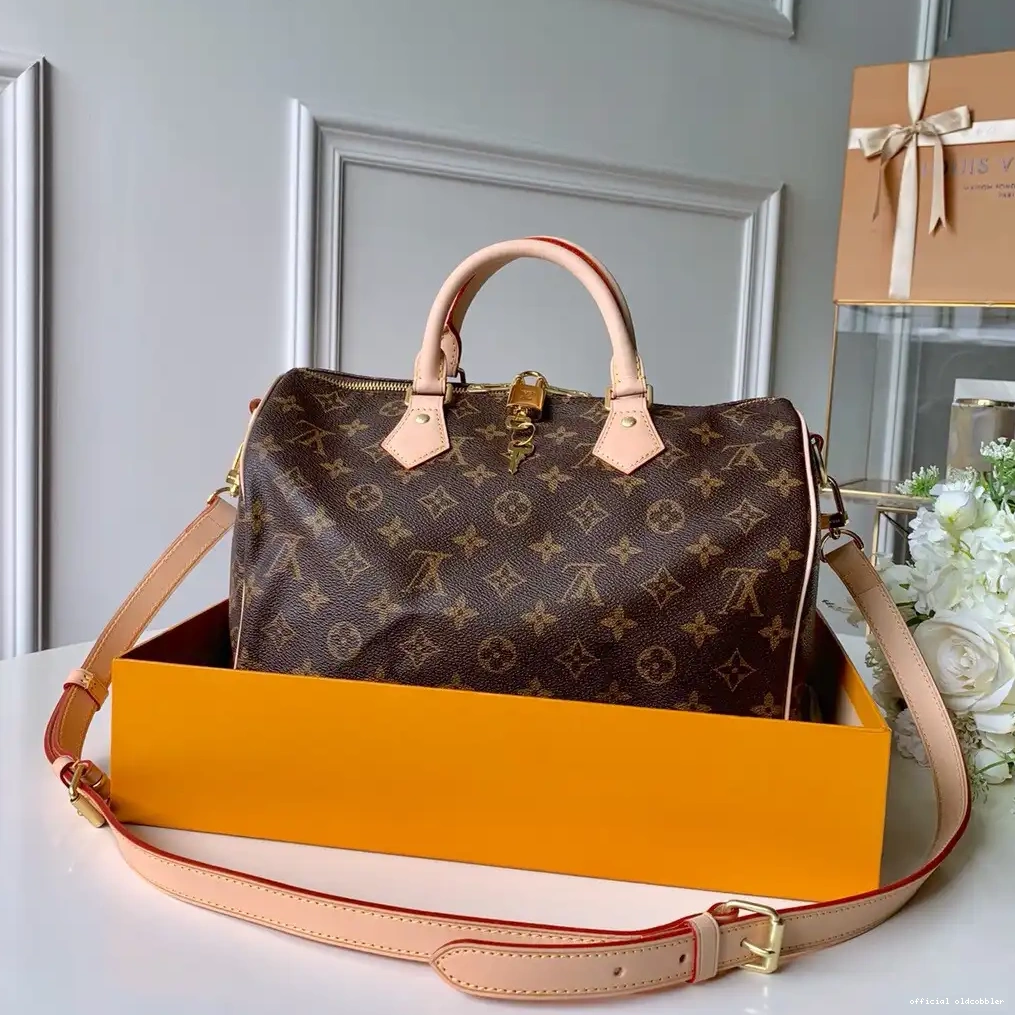 Official oldcobbler Vuitton BANDOULIERE 30 Louis SPEEDY 0215