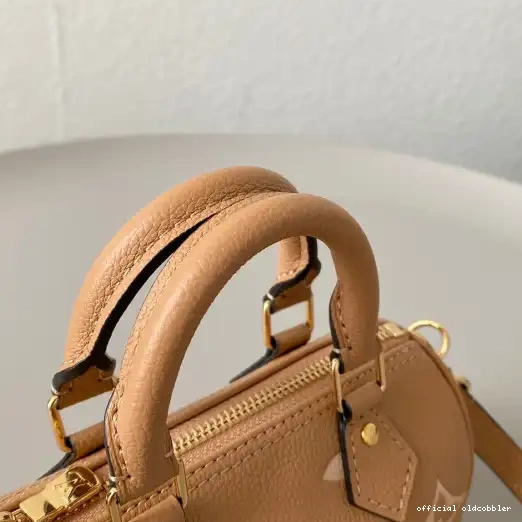 Official oldcobbler VUITTON NANO SPEEDY LOUIS 0215