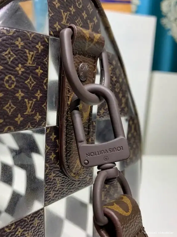 Official oldcobbler VUITTON LOUIS KEEPALL BANDOULIÈRE 50 0212