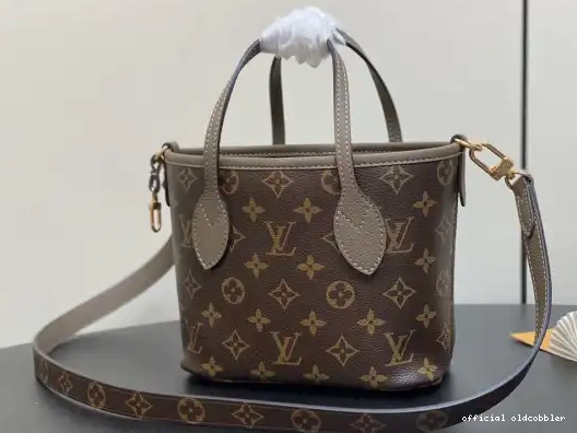 Official oldcobbler Neverfull VUITTON Out Bandoulière LOUIS Inside BB 0218