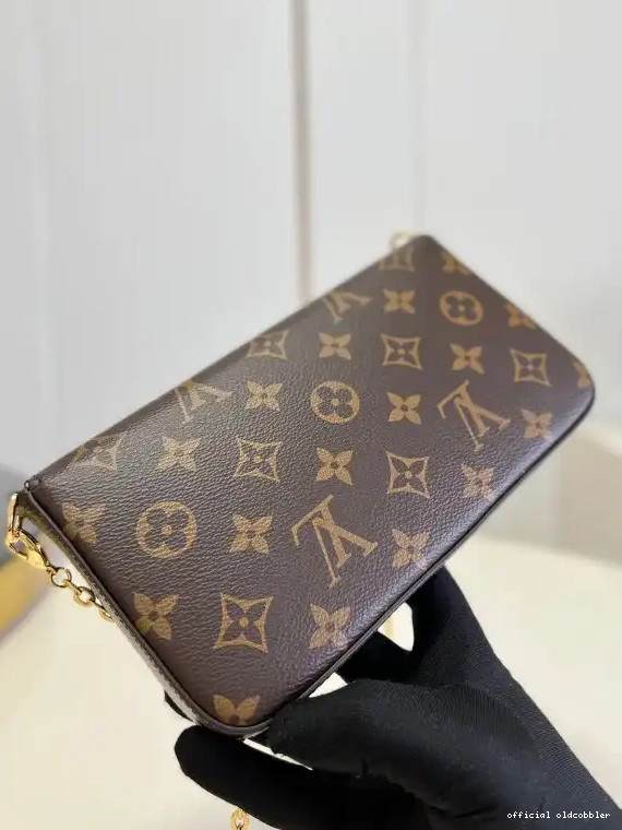 Official oldcobbler LOUIS VUITTON FÉLICIE POCHETTE 0227