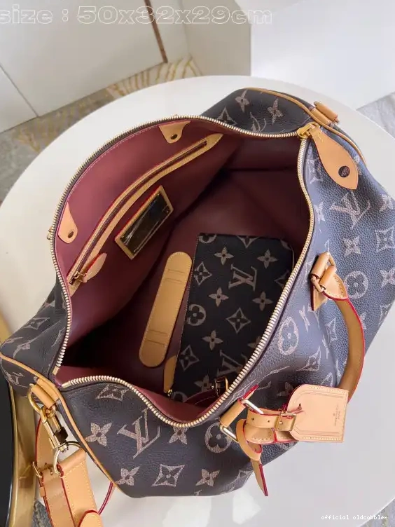 Official oldcobbler VUITTON Speedy P9 50 LOUIS Bandoulière 0216