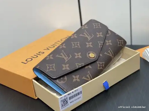 Official oldcobbler WALLET-19*10.5*2cm Louis Vuitton SARAH 0222