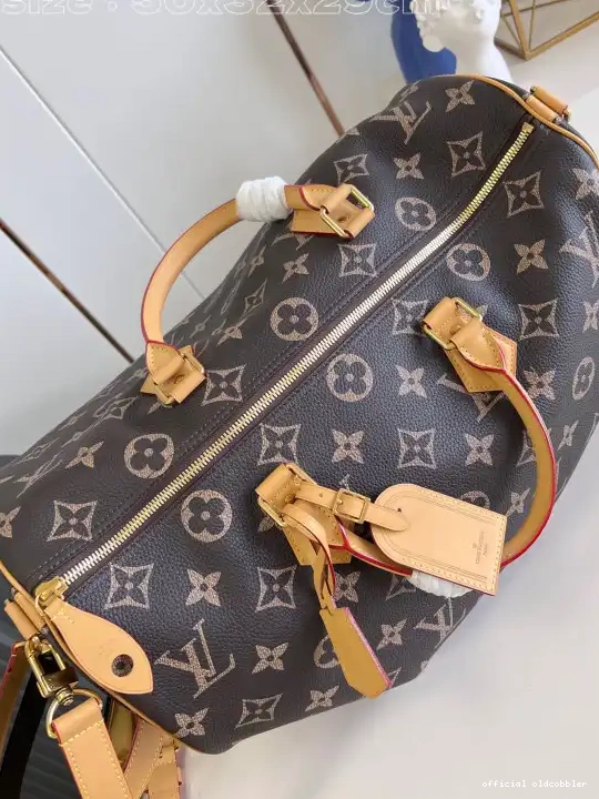 Official oldcobbler VUITTON Speedy P9 50 LOUIS Bandoulière 0216