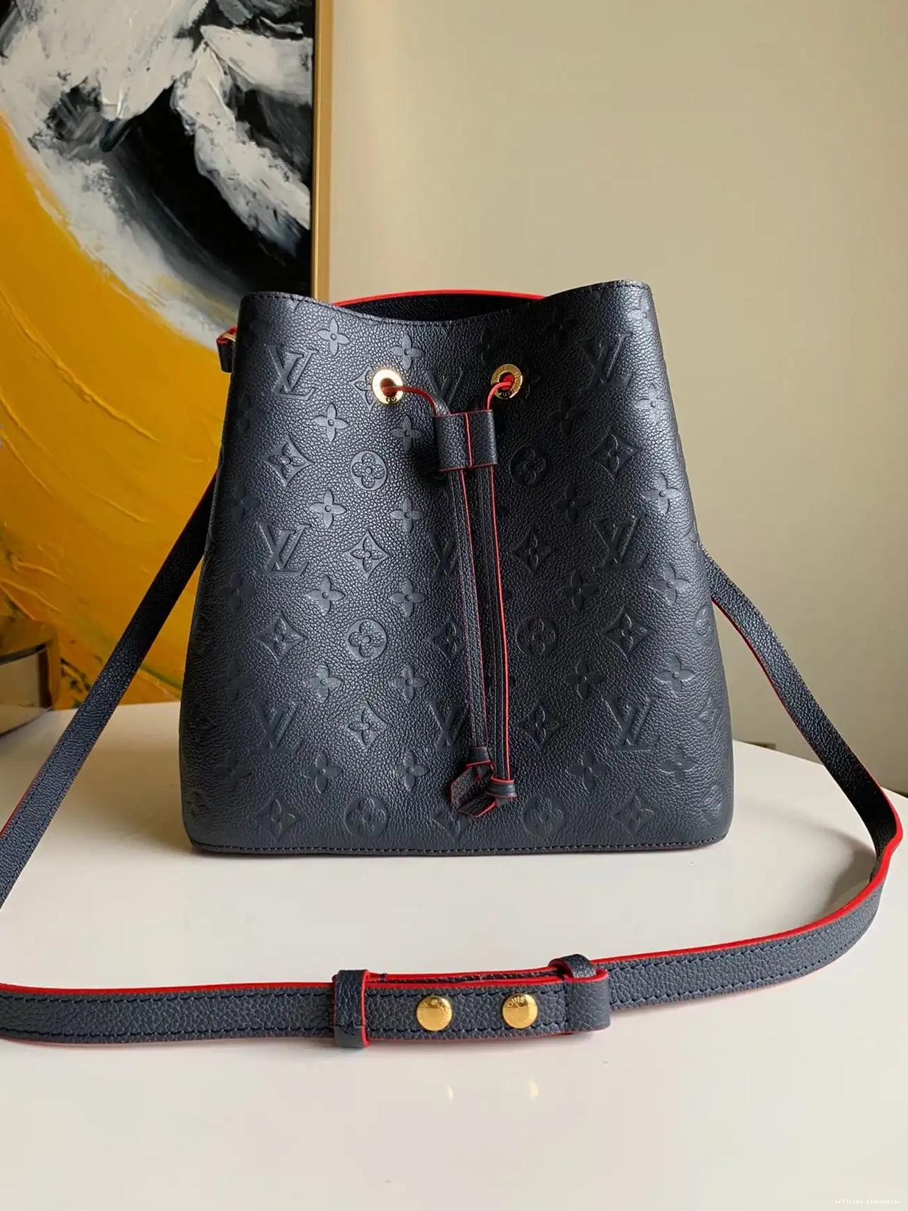 Official oldcobbler VUITTON MM NEONOE LOUIS 0213