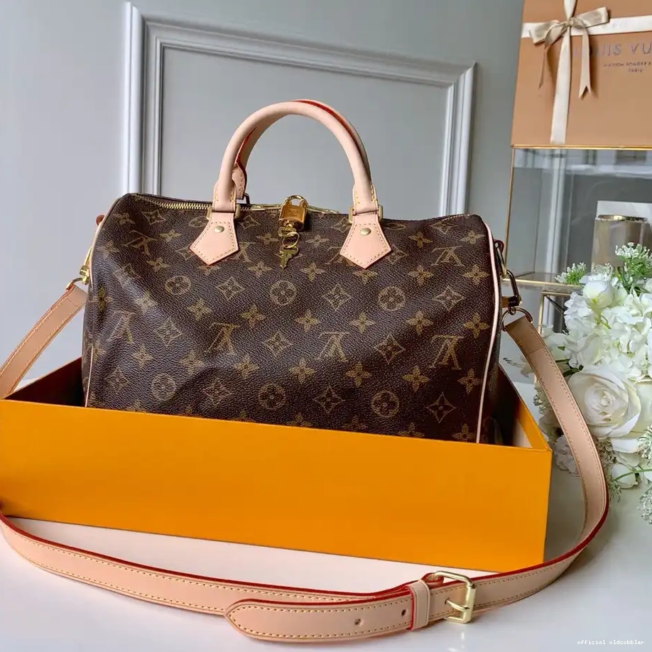 Official oldcobbler Vuitton BANDOULIERE 30 Louis SPEEDY 0215