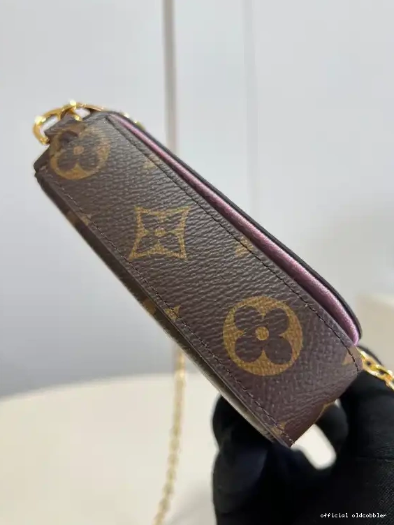 Official oldcobbler LOUIS VUITTON FÉLICIE POCHETTE 0227