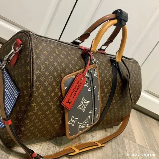 Official oldcobbler 50 BANDOULIÈRE VUITTON LOUIS KEEPALL 0210