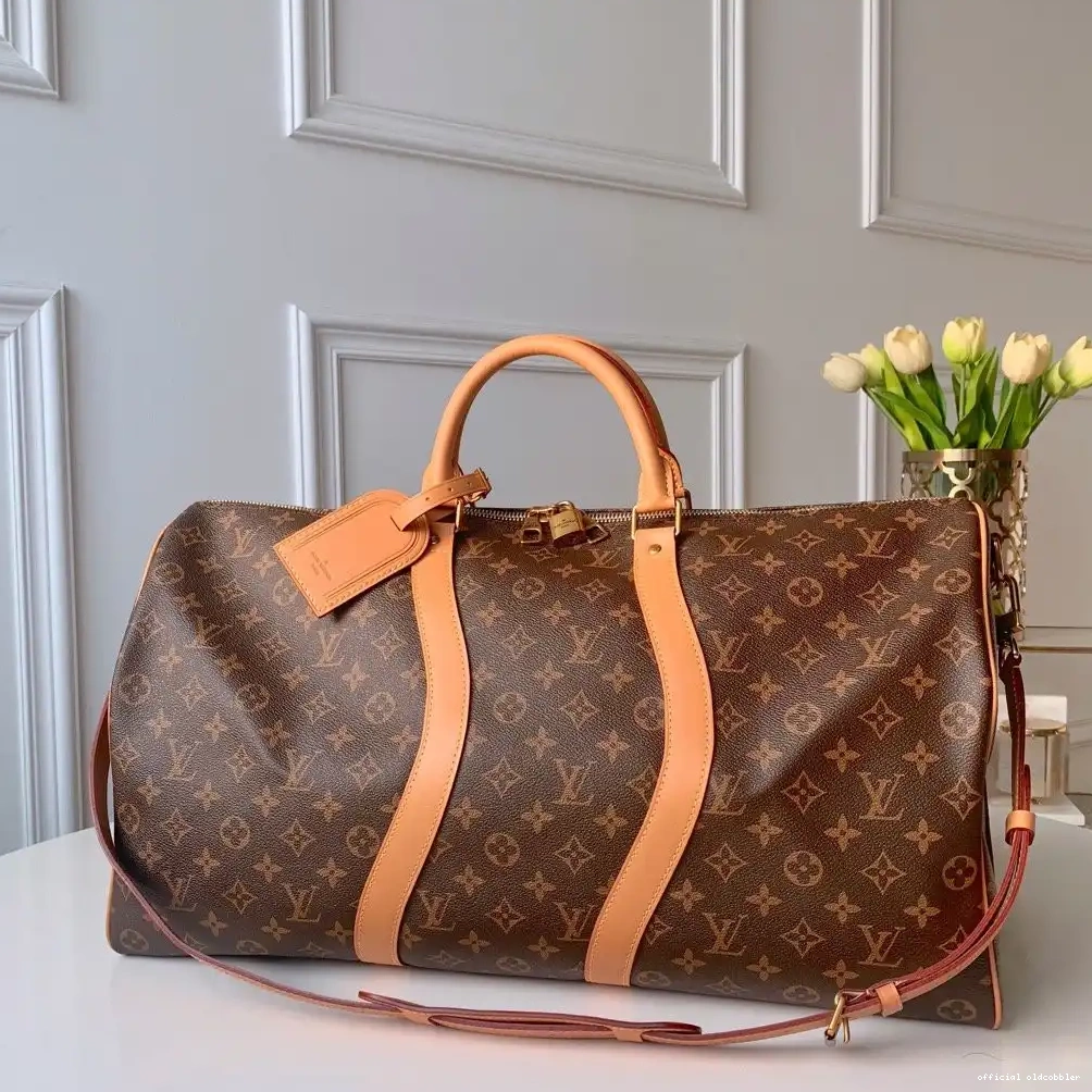 Official oldcobbler LOUIS VUITTON 50 KEEPALL 0224