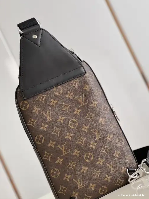 Official oldcobbler VUITTON NM LOUIS Slingbag Avenue 0207