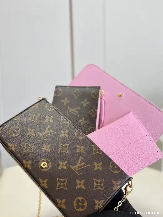 Official oldcobbler LOUIS VUITTON FÉLICIE POCHETTE 0227