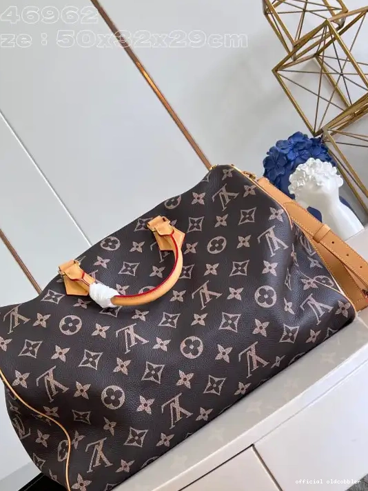 Official oldcobbler VUITTON Speedy P9 50 LOUIS Bandoulière 0216