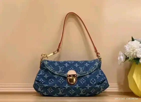 Official oldcobbler PLEATY VUITTON HANDBAG LOUIS 0213