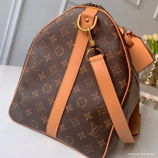 Official oldcobbler LOUIS VUITTON 50 KEEPALL 0224