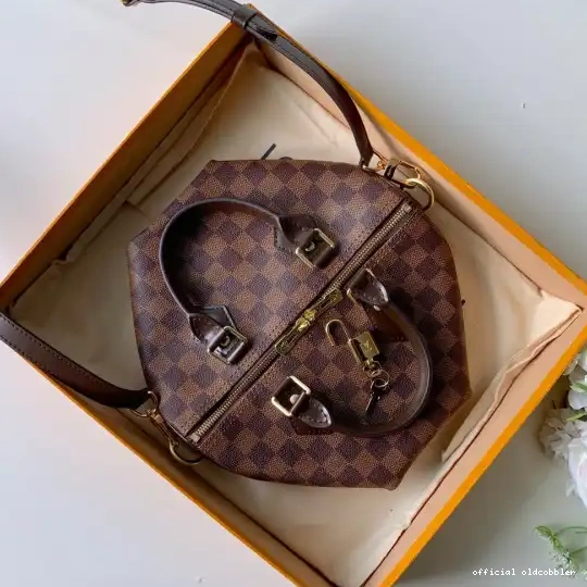 Official oldcobbler 25 BANDOULIERE SPEEDY Vuitton Louis 0216