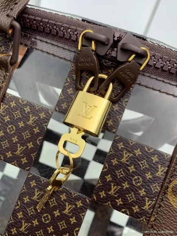 Official oldcobbler VUITTON LOUIS KEEPALL BANDOULIÈRE 50 0212